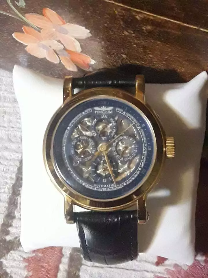 Perigaum 1972 Squelette Automatic Men s Skeleton Dial