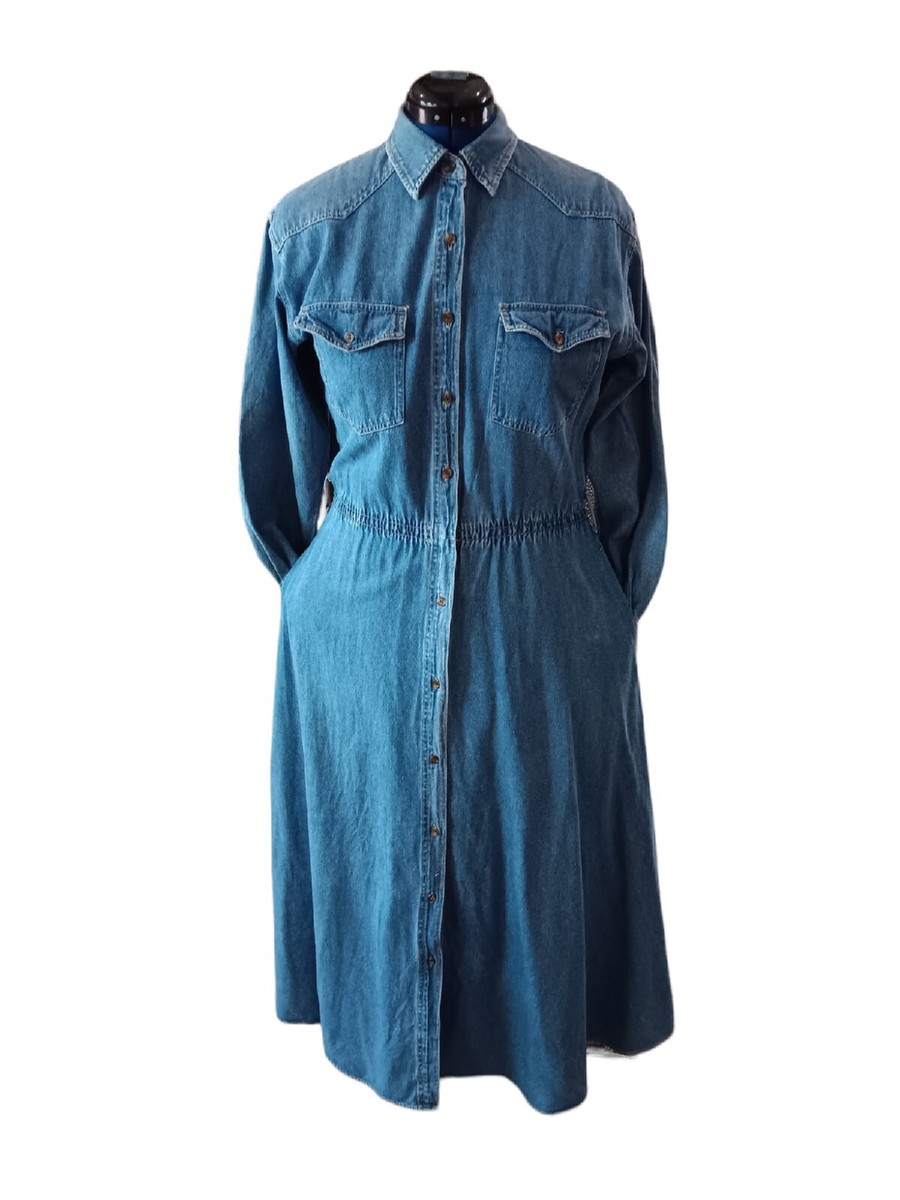 white christmas dresses Denim Dress – Diva's Den Fashion, LLC main image 0