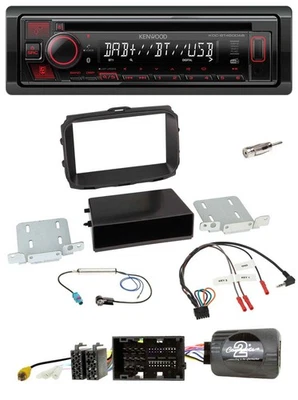 Kenwood Lenkrad CD USB Bluetooth DAB Autoradio für Alfa Giulietta 940 Facelift 2 - Bild 1 von 4