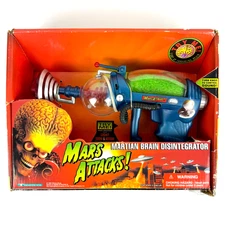 Vintage Mars Attacks Martian Brain Disintegrator Toy Gun 1996 Trendmasters NIB
