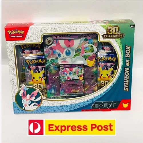 Pokemon TCG 30th Celebration Sylveon ex Box