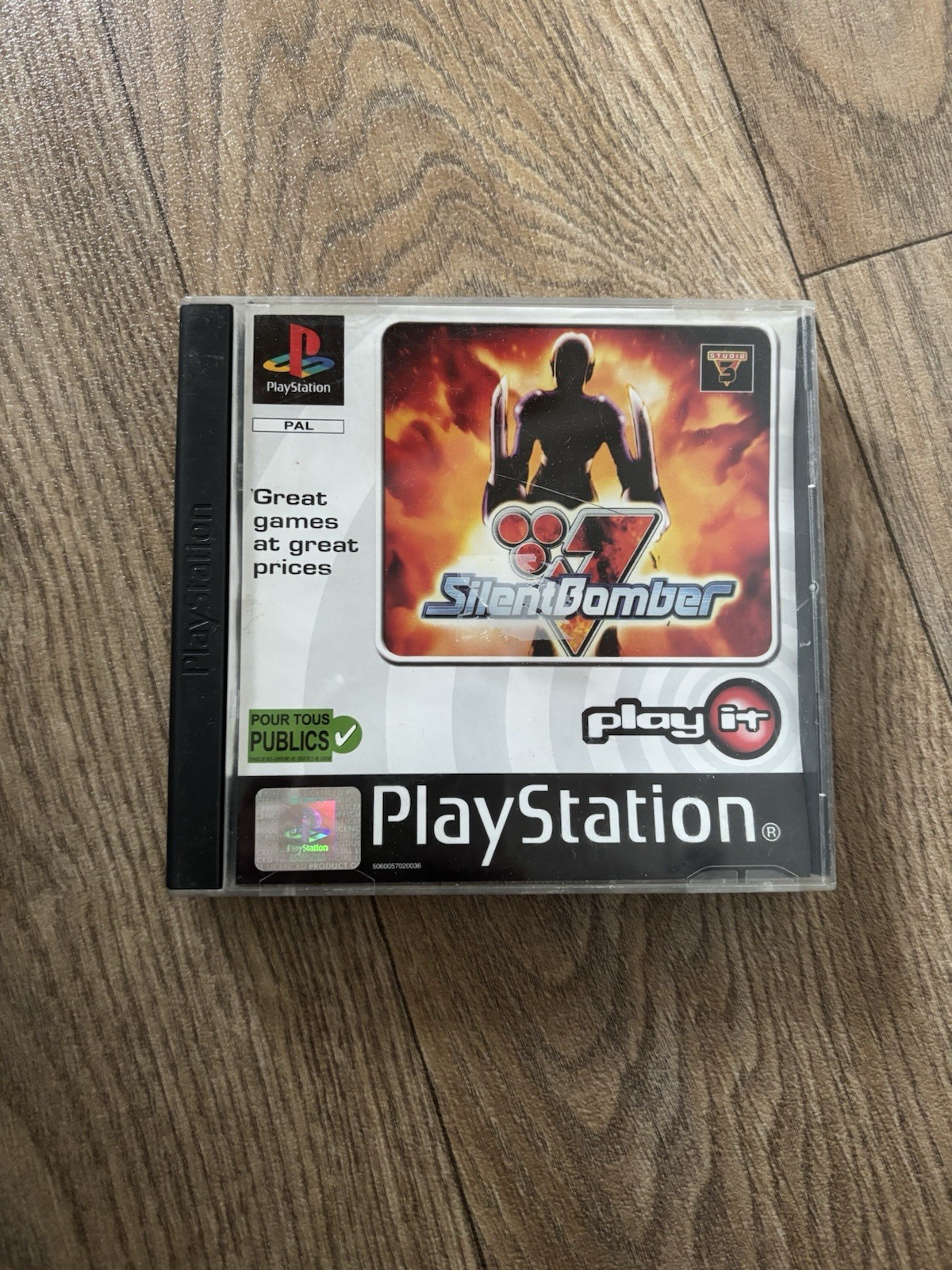 Sony Playstation 1 jeu Silent Bomber PAL FR PS1