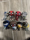 Funko Pop Lot Marvel Deadpool Bob Ross Fallout Scorpion Jurassic Park Loose