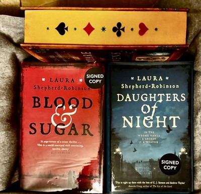 Blood & Sugar, Daughters of Night, Laura Shepherd-Robinson   Signed BUNDLE 