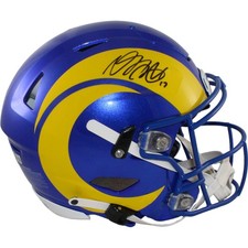 Davante Adams Autographed Los Angeles Rams SpeedFlex Helmet Beckett WIT 55027