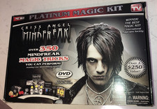 Criss Angel Mind Freak Platinum Magic Kit Set 250 Tricks with DVD