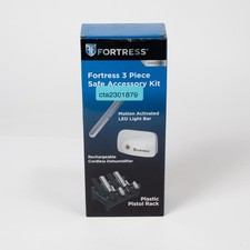 Fortress 3 Piece Safe Accessory Kit LED Light Bar Dehumidifier Gun Pistol Rack