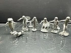 Vintage 1962 MARX Operation Moon Base Playset Astronaut figure lot 9 Different