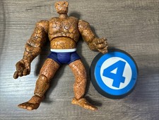 Vintage 2004 ToyBiz Fantastic Four Marvel Legends 8  The Thing Figure  Stand