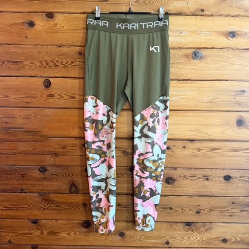 Kari Traa Vilde Tights Tweed Green Floral Medium