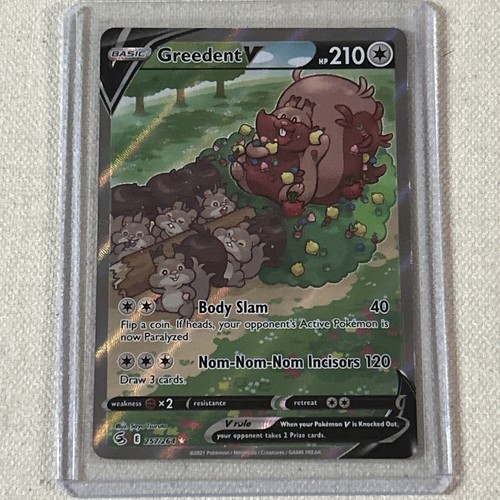 Greedent V (Alternate Full Art) 257/264 Swsh08: Fusion Strike Holo
