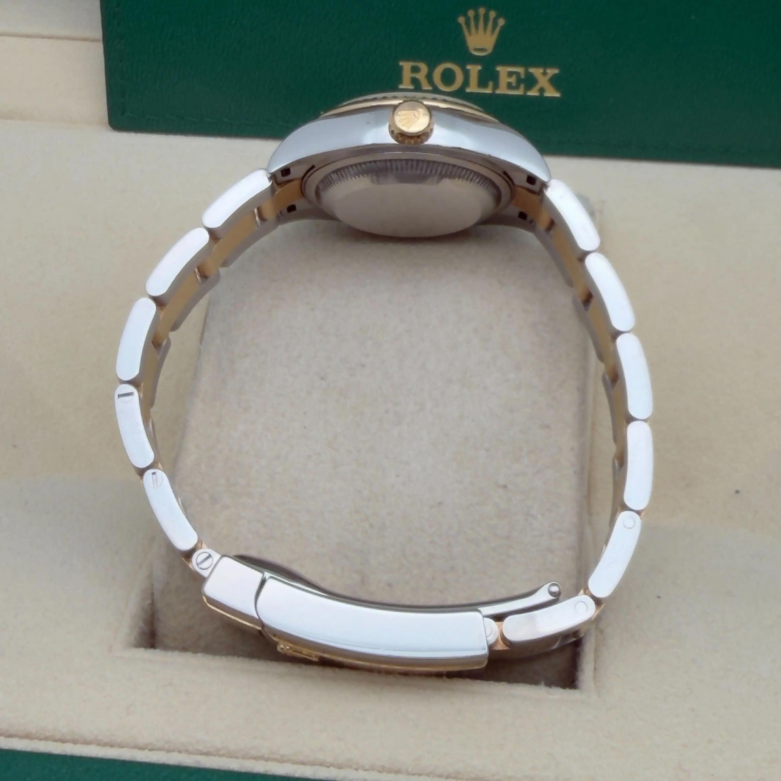 Rolex Lady Datejust 28mm 279173 18K Yellow Gold Steel Silver Dial Ladies Watch image 6