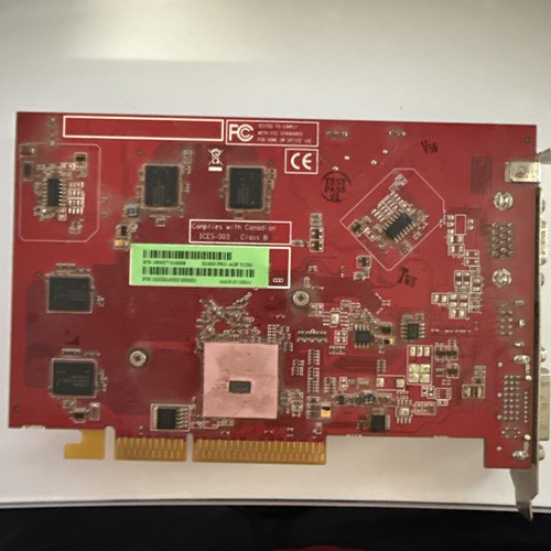 AGP Card ATI Radeon X1600 Pro AGP 512M VGA TV DVI graphics card - Picture 2 of 2