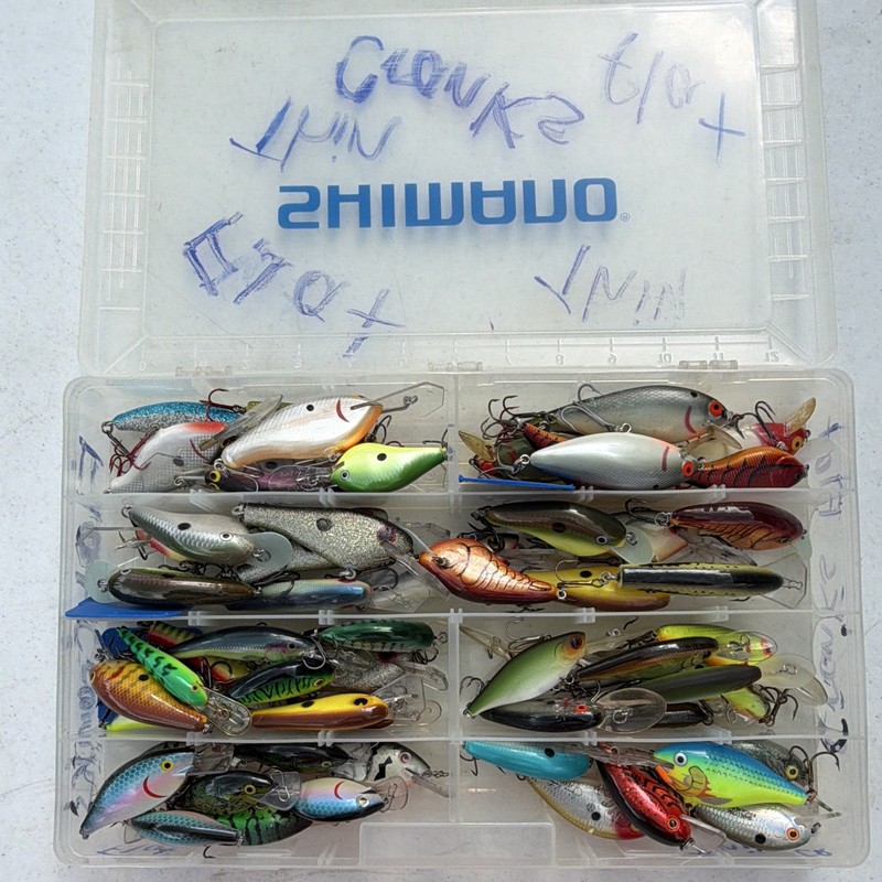 Mixed Lot Hard Plastic Crankbaits Fishing Lures Bass