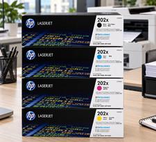   HP 202X High Yield Toner Set Genuine CF500X CF501X CF502X CF503X M254dw NEW