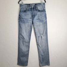 BKE (Buckle) Jake Bootleg Mens 31x30 Blue Distressed Denim Jeans