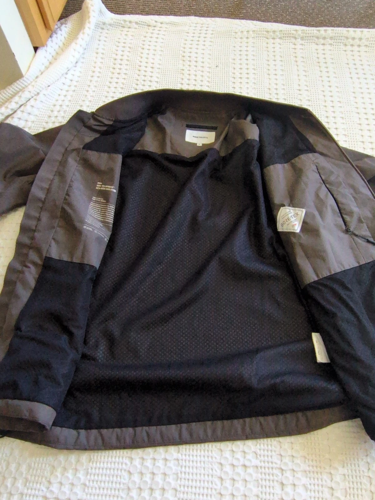 Norse Projects Ryan Gore-Tex Infinium Jacket Full Zip Size XXL Gray Mens  image 8