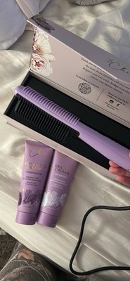Purple Très Chic Luxe ionic straightener brush 