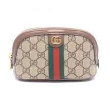 Gucci Ophidia Medium Cosmetic Case GG Supreme Pouch Bag beige dal Giappone