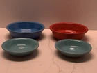 4 Fiestaware HLC Fiesta 7” Cereal Soup Bowls 5.25” Berry Bowls Mixed Colors USA