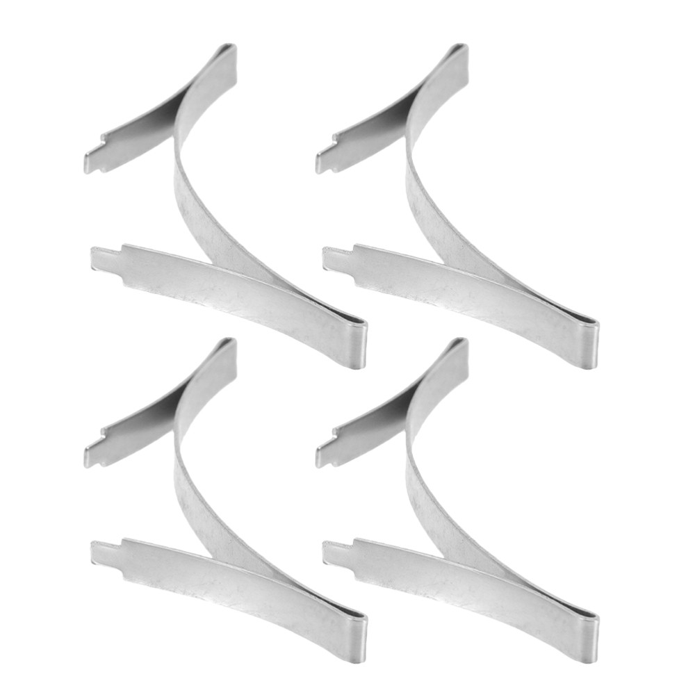 4 Pcs Sliding Door Positioning Plate Hardware Pocket Bottom Guides Closet Floor