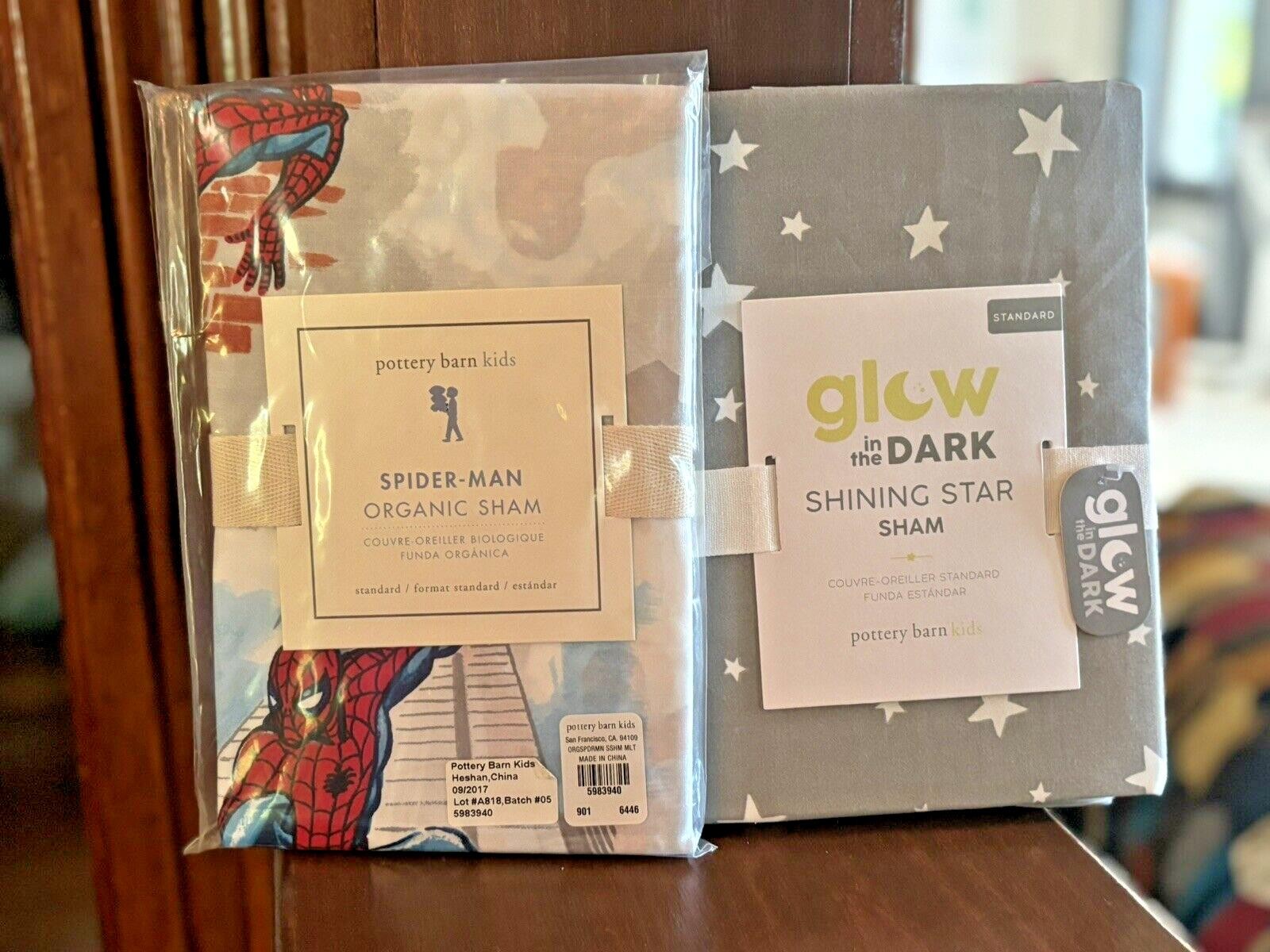 Almohada Pottery Barn Marvel Avengers Spiderman Thor Holiday ESTRELLA SHAM Disney n