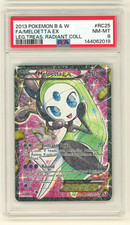 2013 POKEMON  B & W LEGENDARY TREASURES RADIANT COLL FA MELOETTA EX RC25 PSA 8 on eBay