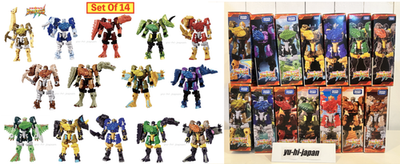Transformers Wild King Energy Beast Complete Set 14 WKB-01 to -14
