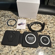 3 in 1 Wireless Charger Magnetic Foldable Station Travel Charger For iPhone
