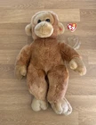 Ty Beanie Baby Bongo (14 inch) Monkey Stuffed Animal Toy Tag Detached Vintage