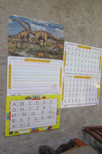 5 Educational Placemats for Kids - Kids Placemats Non Slip, Washable Reusable