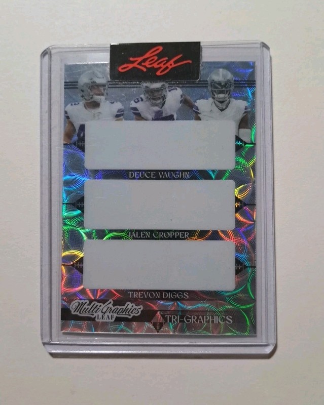 2023 Leaf Multi Graphics Triple Auto Scope Pre-Production Proof 1/1 Diggs Vaughn