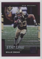 2017 Panini Donruss Stat Line Season 62/72 Willie Snead #267 0t2