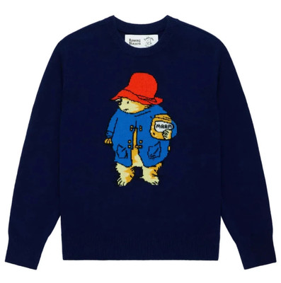  NWT*Rowing Blazers X Paddington Unisex Size M Paddington Bear Cashmere Sweater