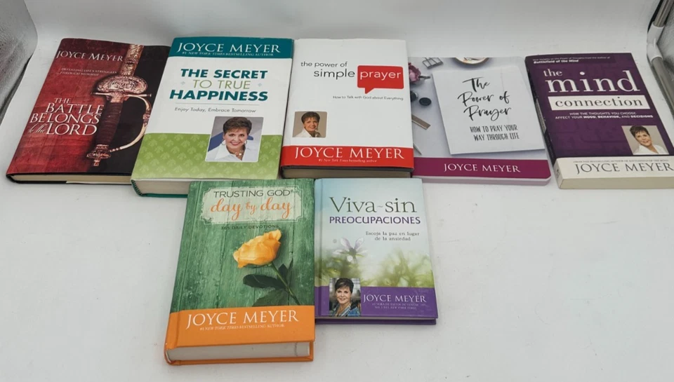 Mixed Lot Of 20 Joyce Meyer Christian Self Help Devotional Hardcover & Paperback - Image 3 of 4