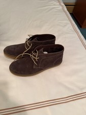 Johnston Murphy Chukka Ankle Boots Brown Suede Wallace 25-2359 Men's 8.5M
