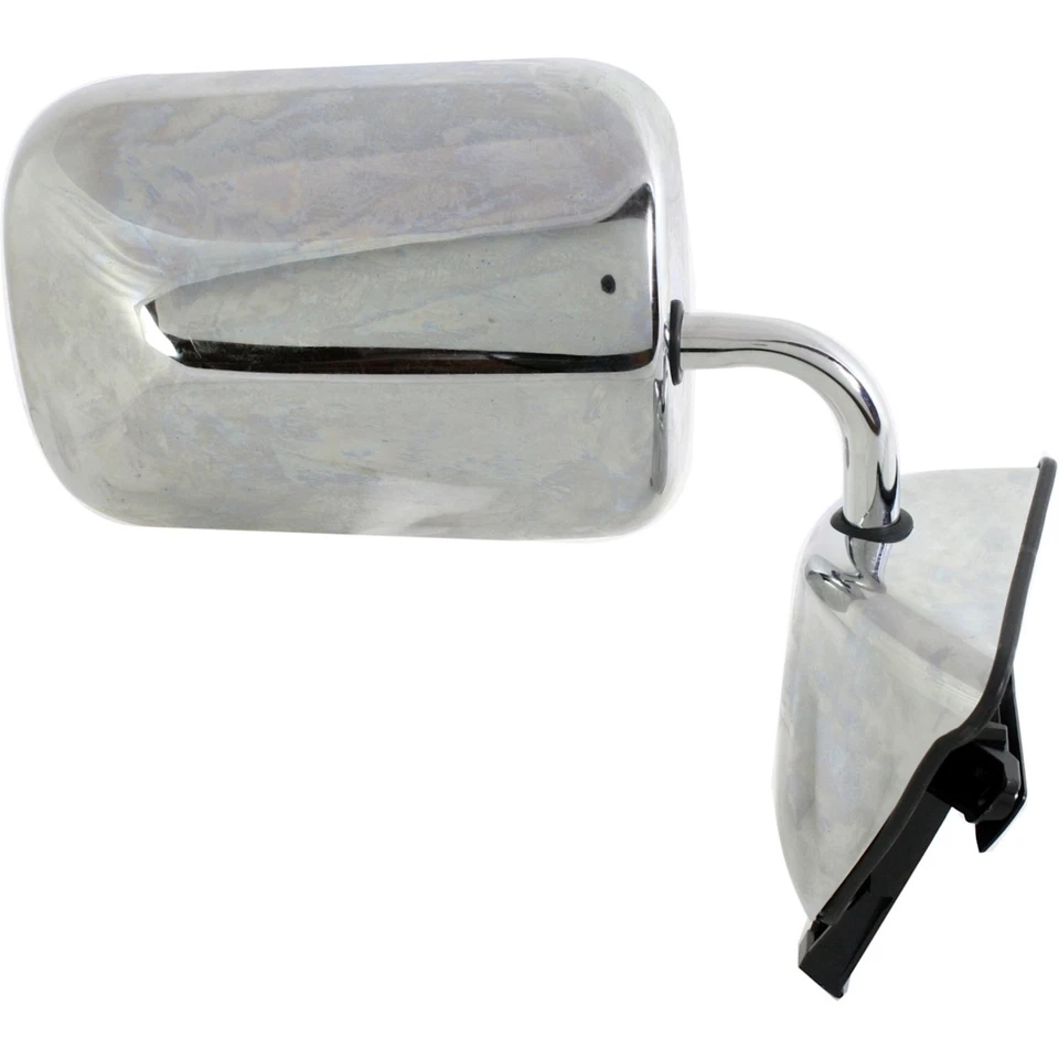 Juego de 2 espejos retrovisores manuales para Dodge D250 1988-1993 cromado izquierdo y derecho Foto 3 de 4