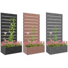 Trellis Planter Box Raised Garden Bed Privacy Screen Climbing Plants Flowers