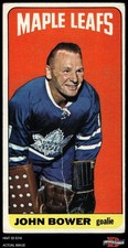 1964 Topps #40 Johnny Bower Maple Leafs HOF 2 - GOOD