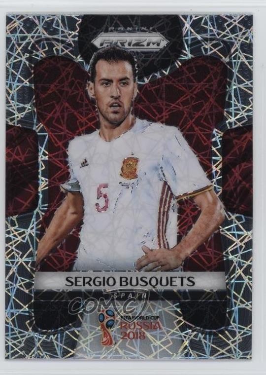 2018 Panini Prizm World Cup Lazer Prizm Sergio Busquets #207 04ae