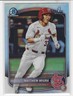 2025 Matthew Miura Bowman Draft Chrome Refractor 1st Bowman Cardinals BDC-57