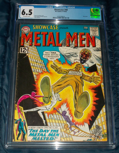 Showcase #40 CGC 6.5 F+ (DC - 09-10/62) 4th Metal Men!