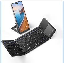 Foldable Bluetooth Keyboard with Touchpad - Portable