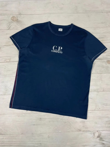 C.P. Company, Vintage CP Company T Shirt 00s Center Big Logo Men Size 2XL