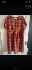Sew Wasted Women's Tartan Dress Size XL