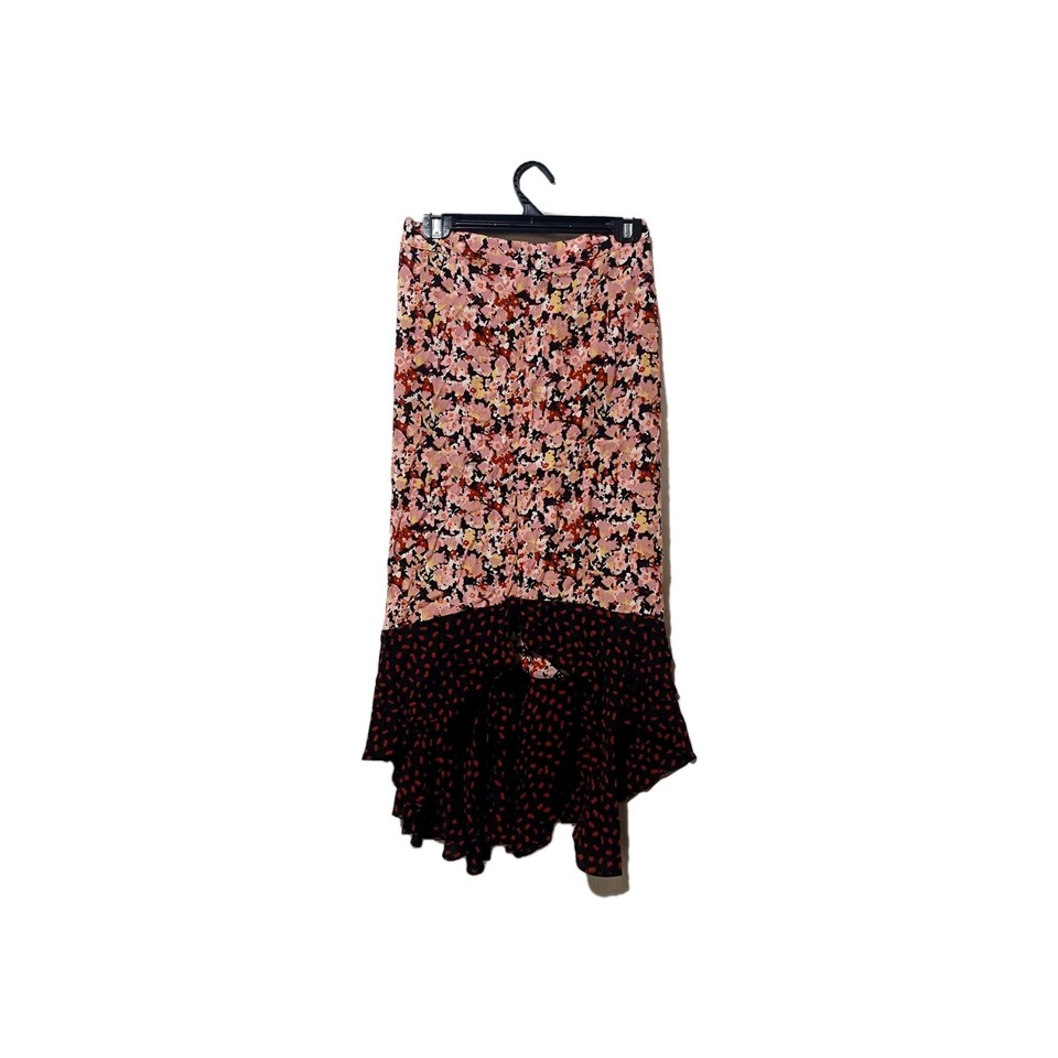 Rue Stiic Skirt Size Medium Floral Print Midi-Maxi A-Line Casual Cottagecore
