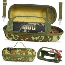 Silicone Cover and Hard Carrying Case for JBL Flip 7 Portable Speaker, Squad