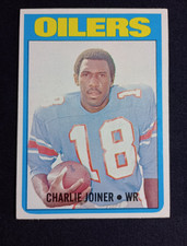 Topps 1972 #244 Charlie Joiner Houston Oilers Rookie Football Card