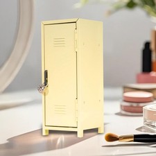 Mini Locker with Lock and Key Decorative Desk Cabinet for Dolls Toys Dresser