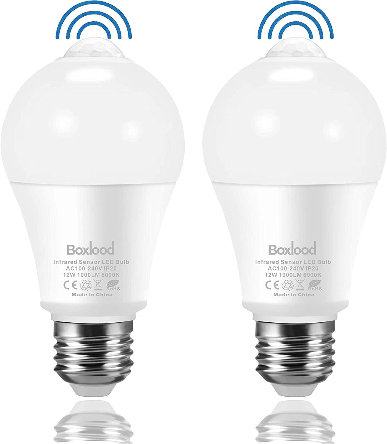 Lampada LED PIR 12W 6000K E27 | Sensore Movimento Integrato Alta Resa
